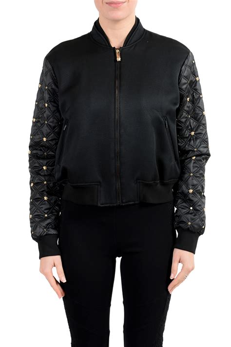 versace jacket women's sale|versace bomber jacket women's.